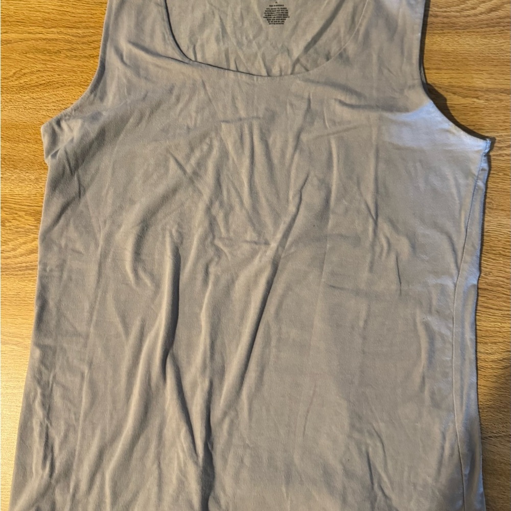 Gray Sleeveless Top